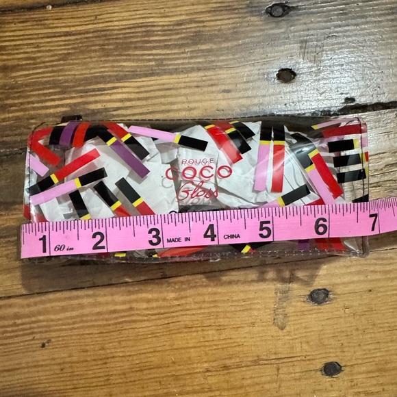 CHANEL Coco Gloss Clear See-through Makeup Cosmetic Bag/ Pouch - Picture 5 of 7